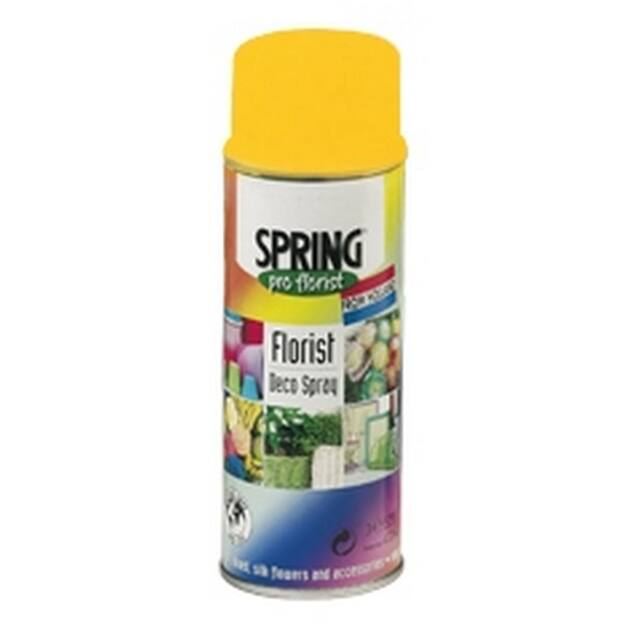 Spring decor spray 400ml chrome yel