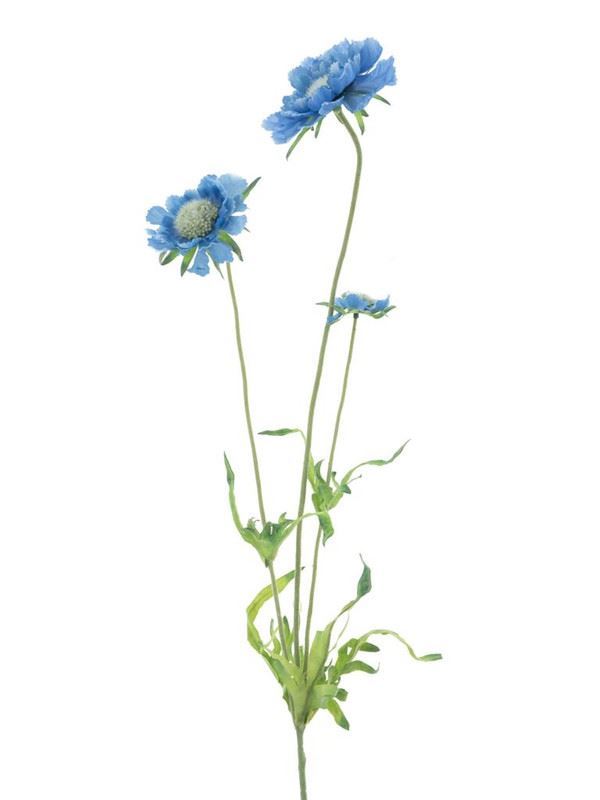Wild daisy spray blue 63cm