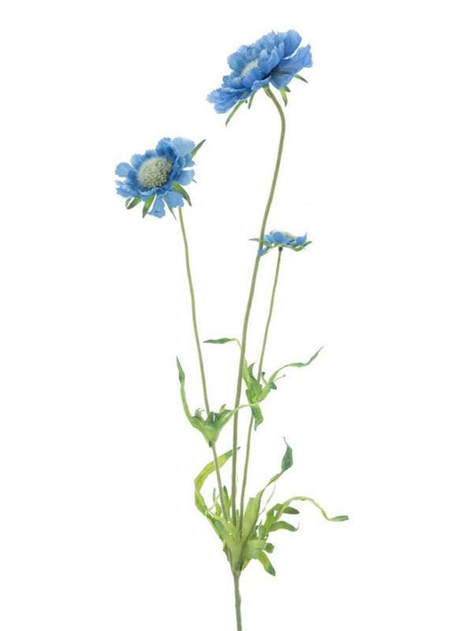 Wild daisy spray blue 63cm