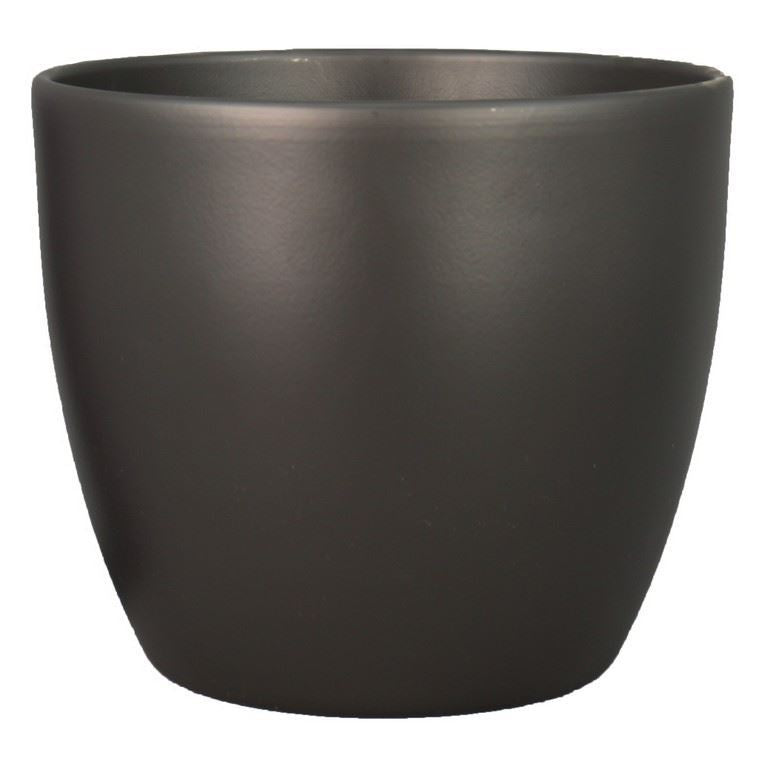 Pot Boule d15.5 h13.5cm antraciet