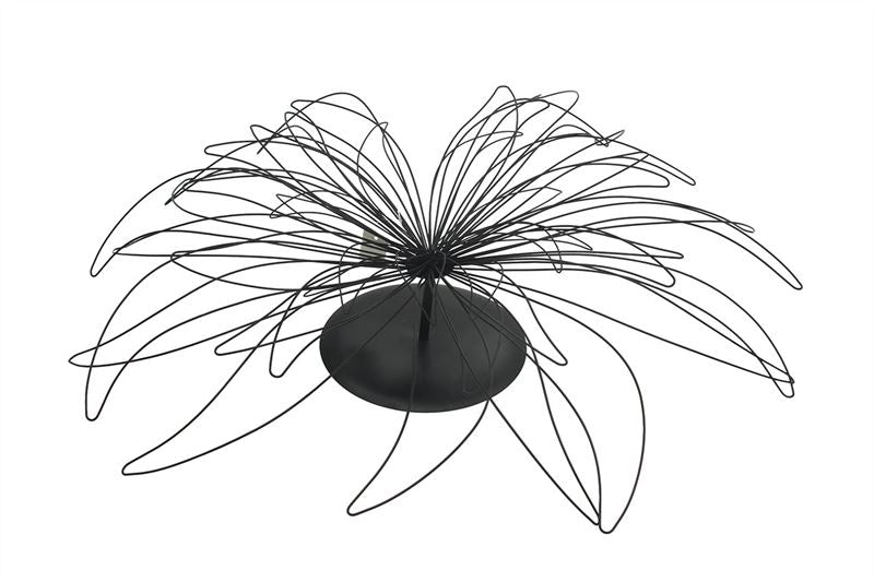 Bloem op standaard D.80/H.22cm zwar