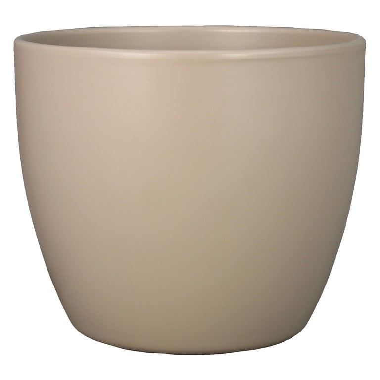 Pot Boule d17.5 h15cm taupe