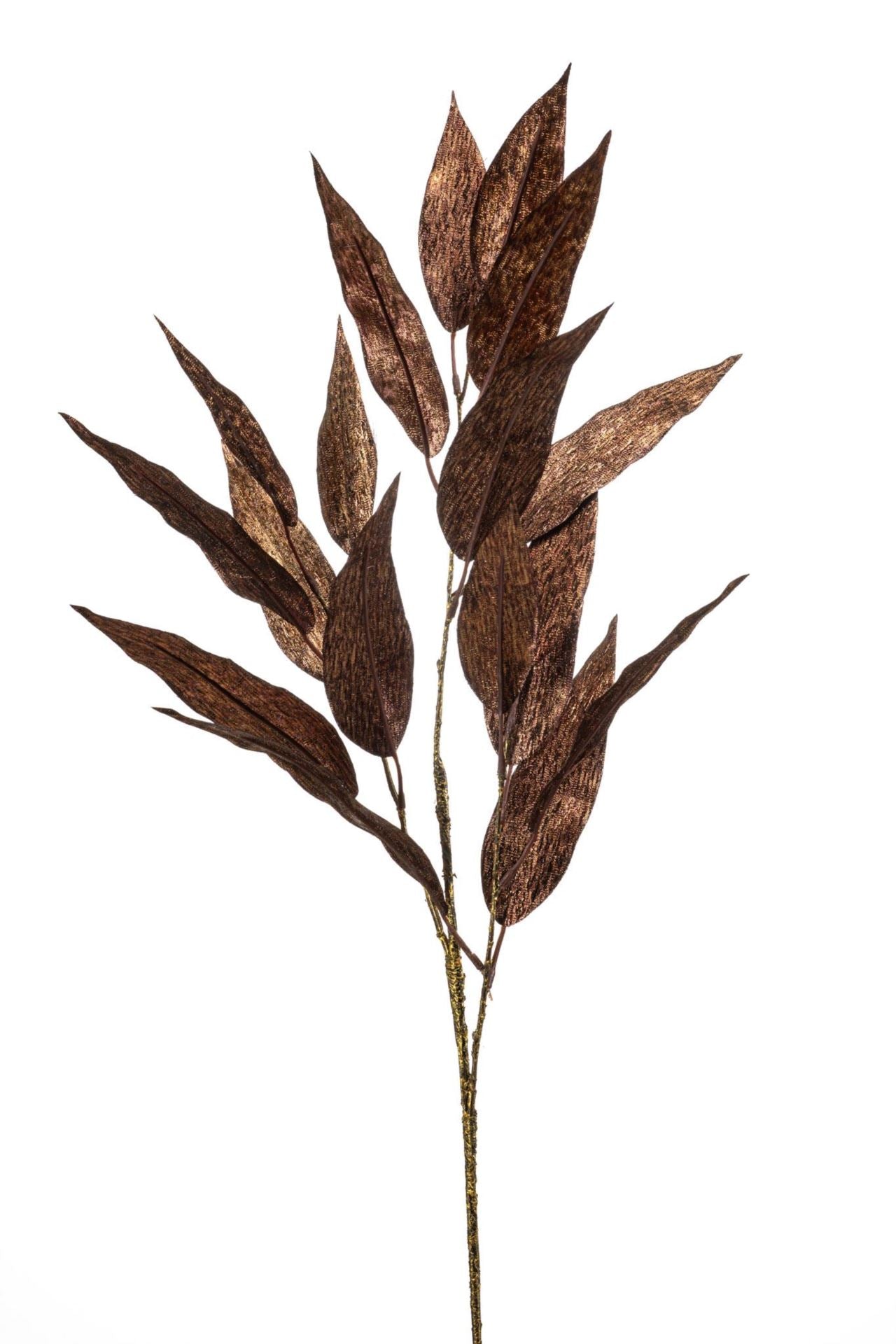 Eucalyptus spray bronze flamed 80cm