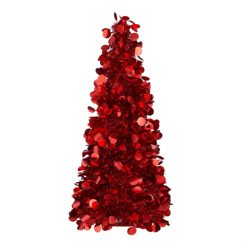 Kerstboom rood h60xd22cm