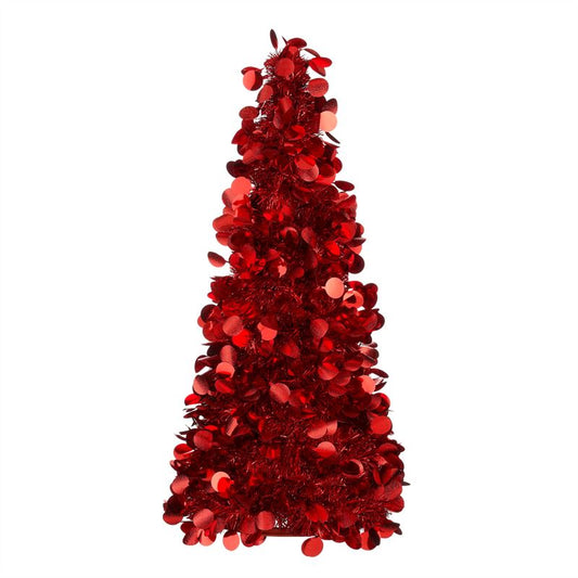 Kerstboom rood h60xd22cm