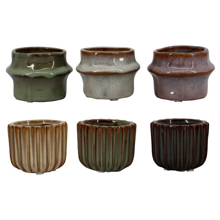Pot Kingston d8 h6.4cm 6ass es/6