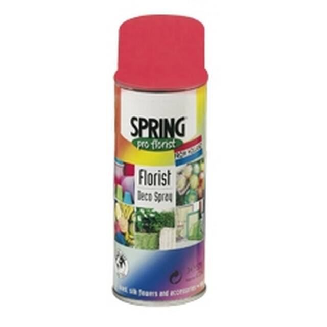 Spring decor spray 400ml rood tange