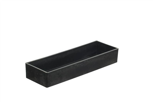 Tray rechthoekig 32x10,5x5,5 cm nat