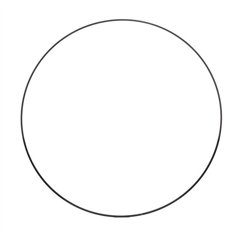 Deco ring zwart 60cm.