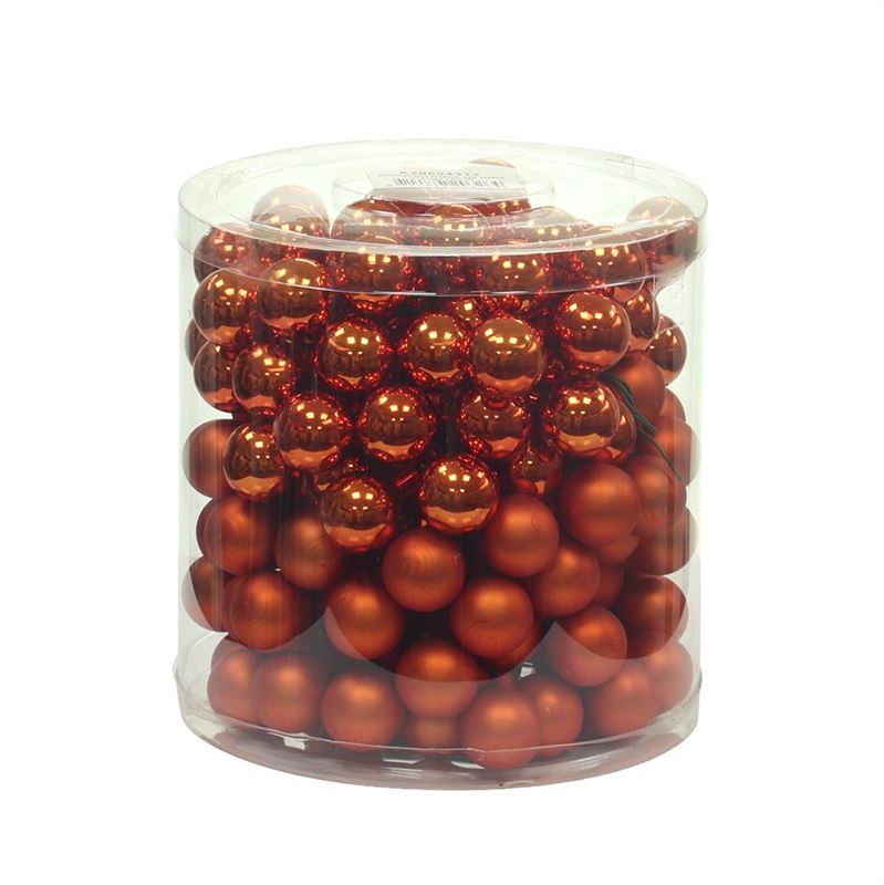 Glasbal 25mm op dr. oranje combi 14