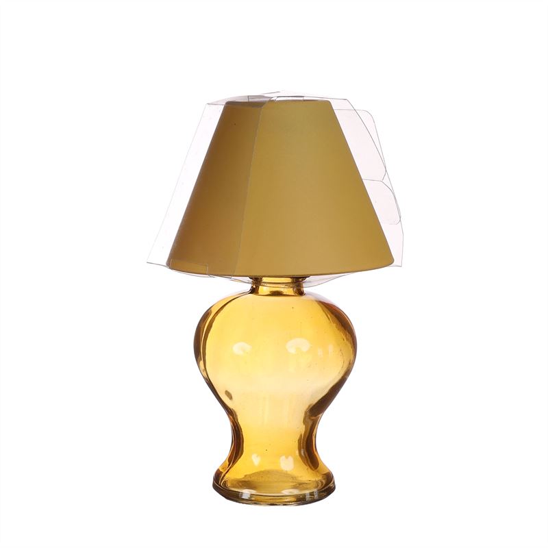 lamp Amber  tealight D.9 h.16 cm ge
