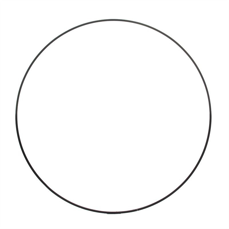 Deco ring zwart 40cm.