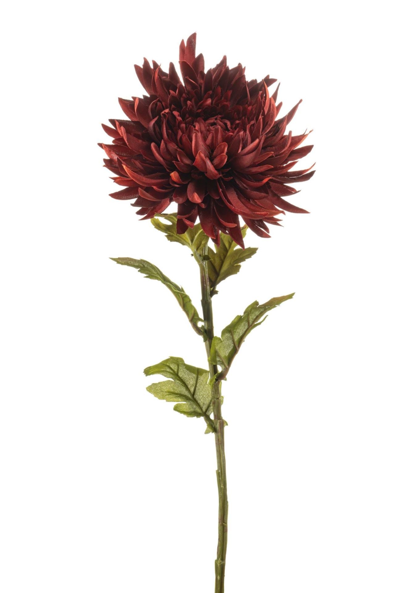 Chrysantum spray red 63cm