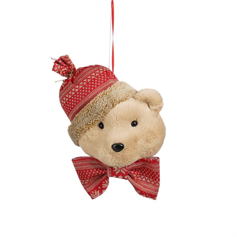 Ornament beer bruin l16xb9xh20cm