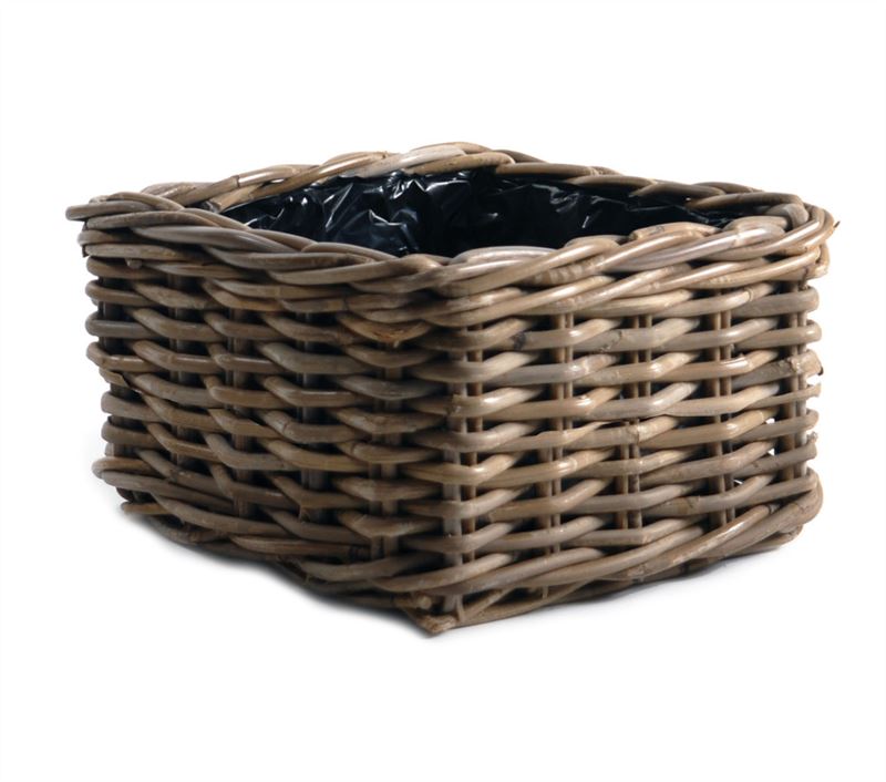 Mand Lana vierkant laag  24x24x11cm