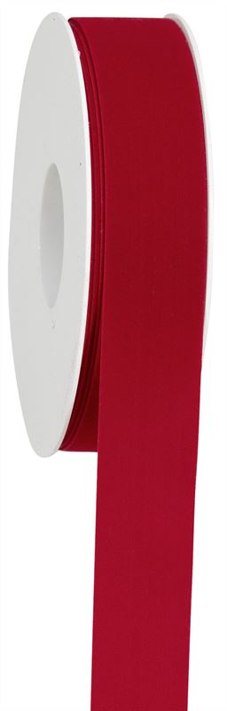 Velluto 25mm. rood 20m.