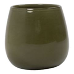 Vase Tove solid green h24 d24