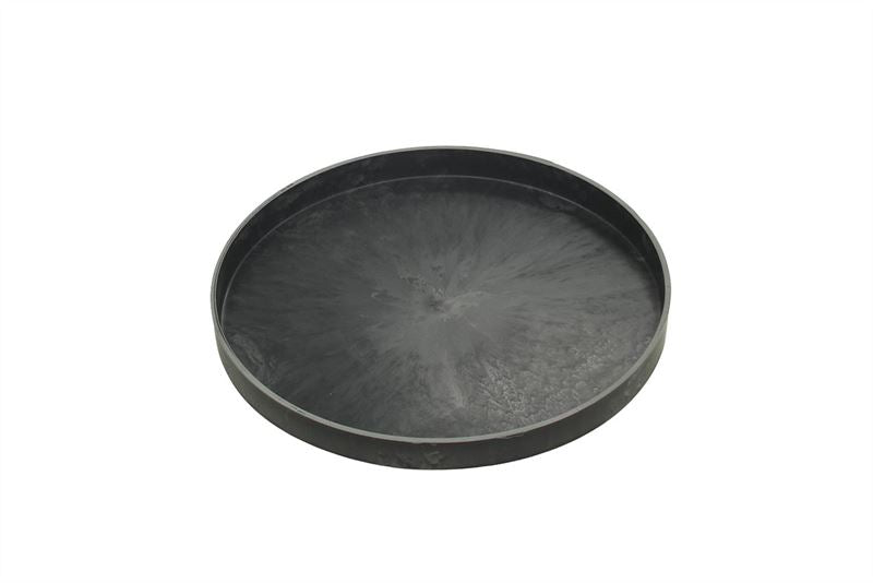 Bord rond kunststof 22x22x2cm natur