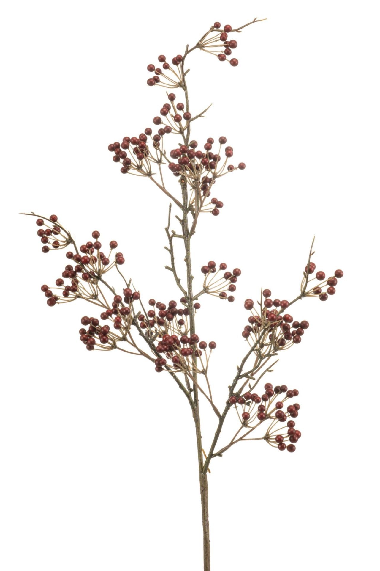 Berry spray dk red 80cm