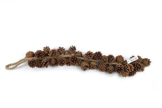 Guirlande dennenappels 70 cm nature