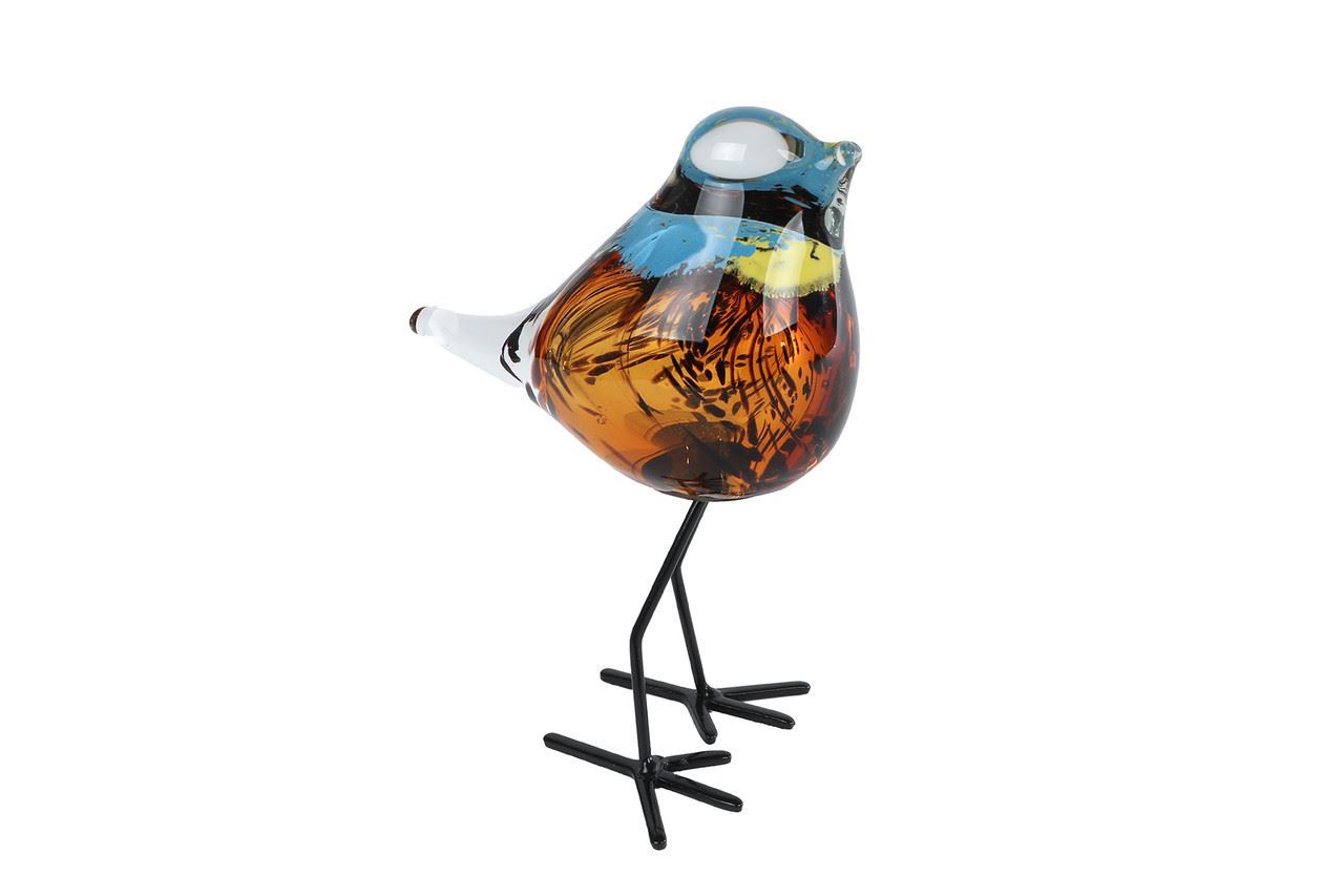 "Sculptuur ""Bird""  bruin 12x8,5x1
