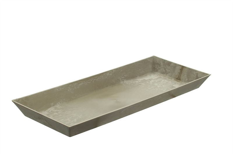 Bowl rechth. 49,5x20x4cm Cream