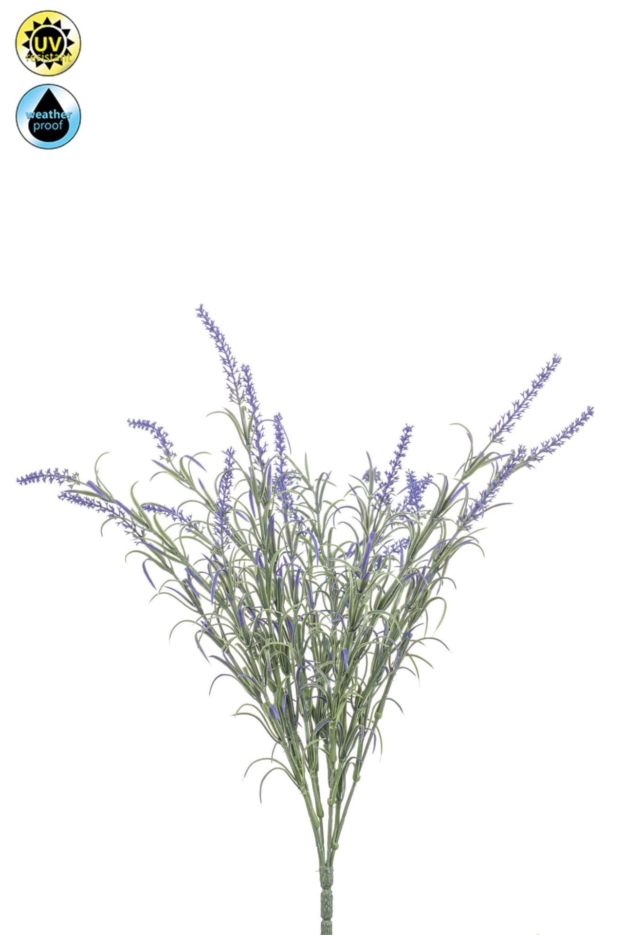 Lavender bush UV lt purple 40cm