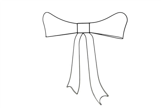 Strik groot 58x8 H.69cm. Zwart