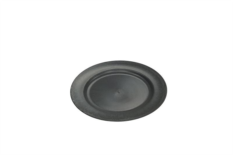 Bord kunststof rond D.25xH.1,5cm na