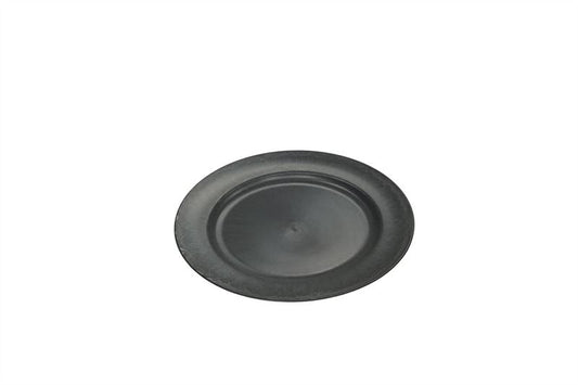 Bord kunststof rond D.25xH.1,5cm na