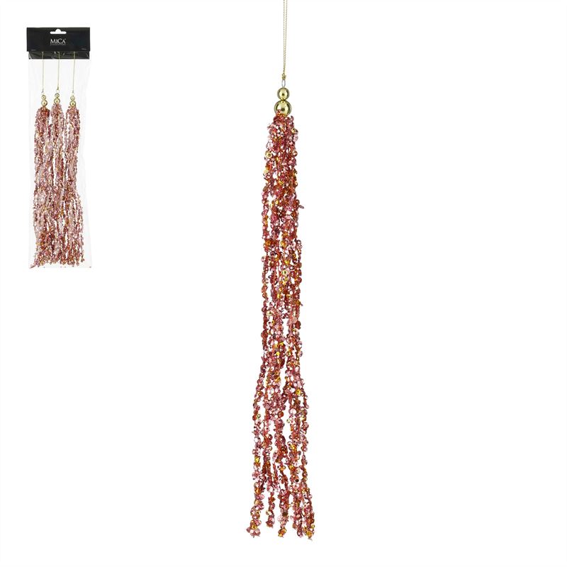 hangkwast roze 3 stuks h35xd3cm