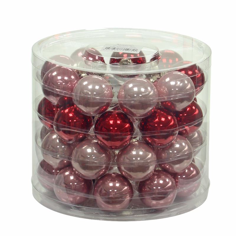 Kerstbal 40mm wild blossem combi 36