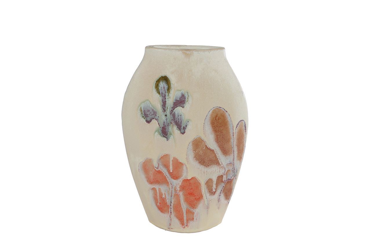 "Vaas ""Margje"" S beige 24,5x6,5x3