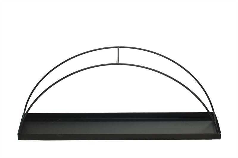 Deco boog 58cm. H.24cm. Zwart