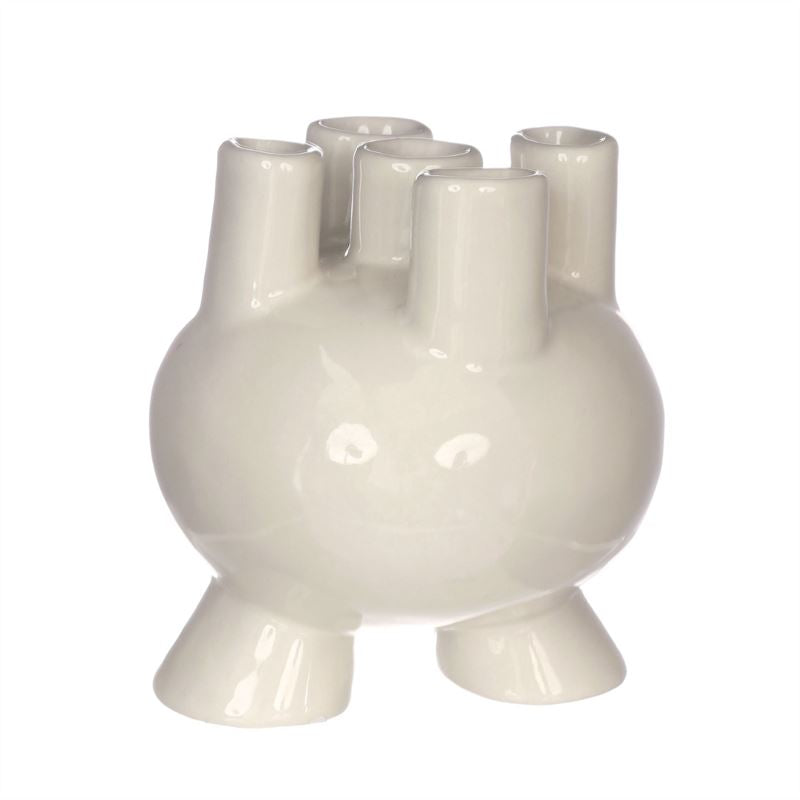 Tulip vase Strollz D.13 h.15 cm cre