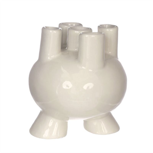 Tulip vase Strollz D.13 h.15 cm cre
