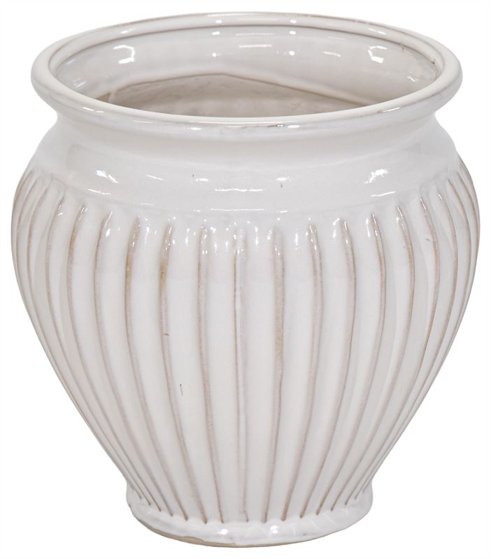 Dual Classic Pot White D24H24