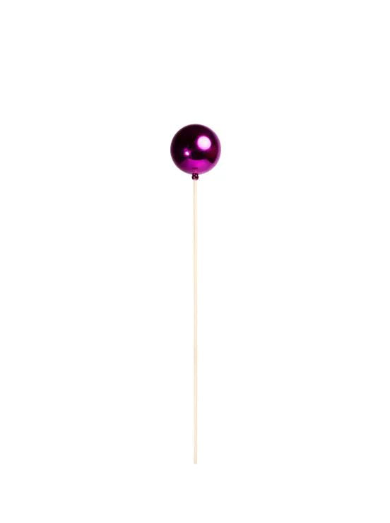 Bijsteker D.6cm 50cm cerise gl 25/z