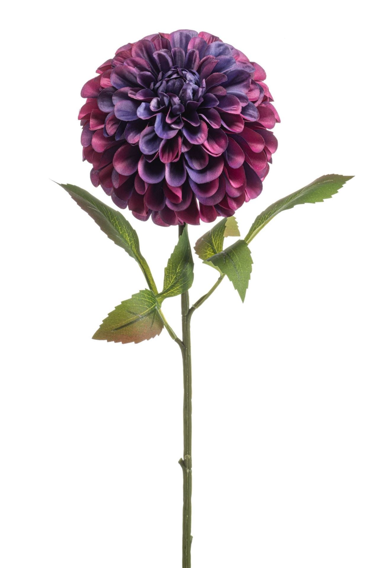 Dahlia pompon spray XL red 77cm