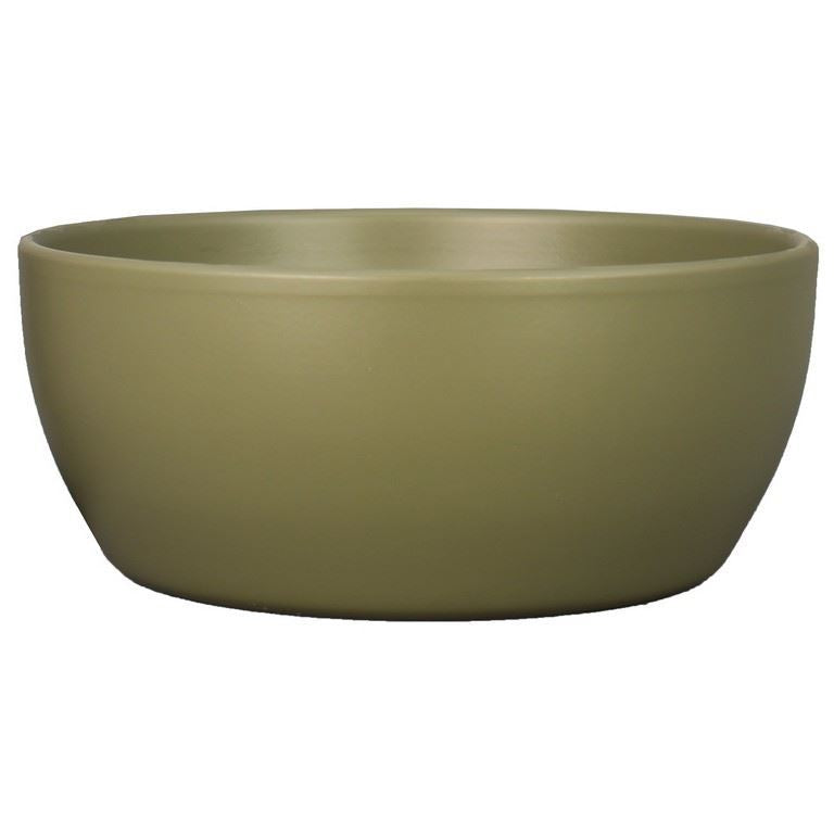 Schaal Boule d22.5 h9.5cm legergroe