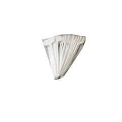 Steeketiket 25cm wit a 50st 
