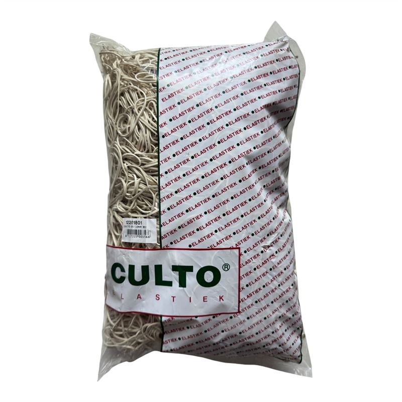 Elastiek 50x1,5 mm wit 1kg/zak