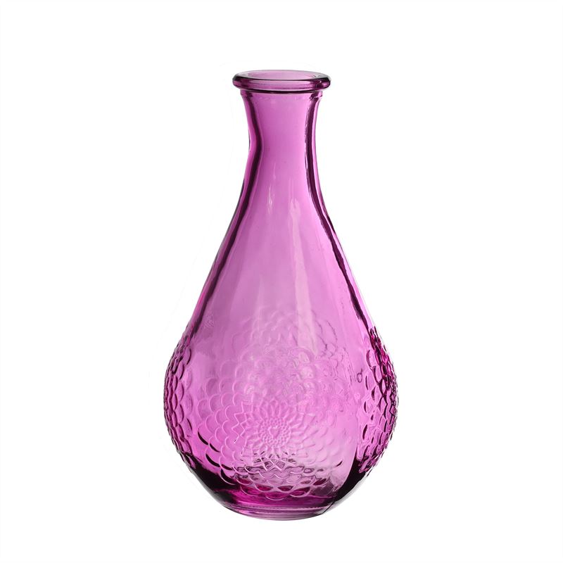 Vase Dahlia D9 H16 cm fuchsia
