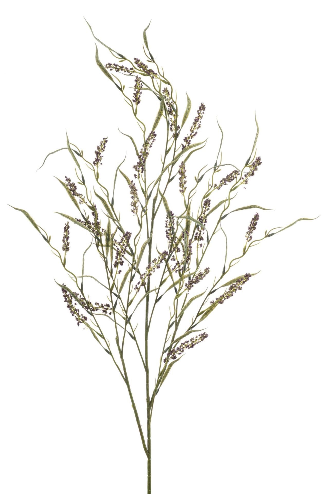 Grass flower spray purple 110cm