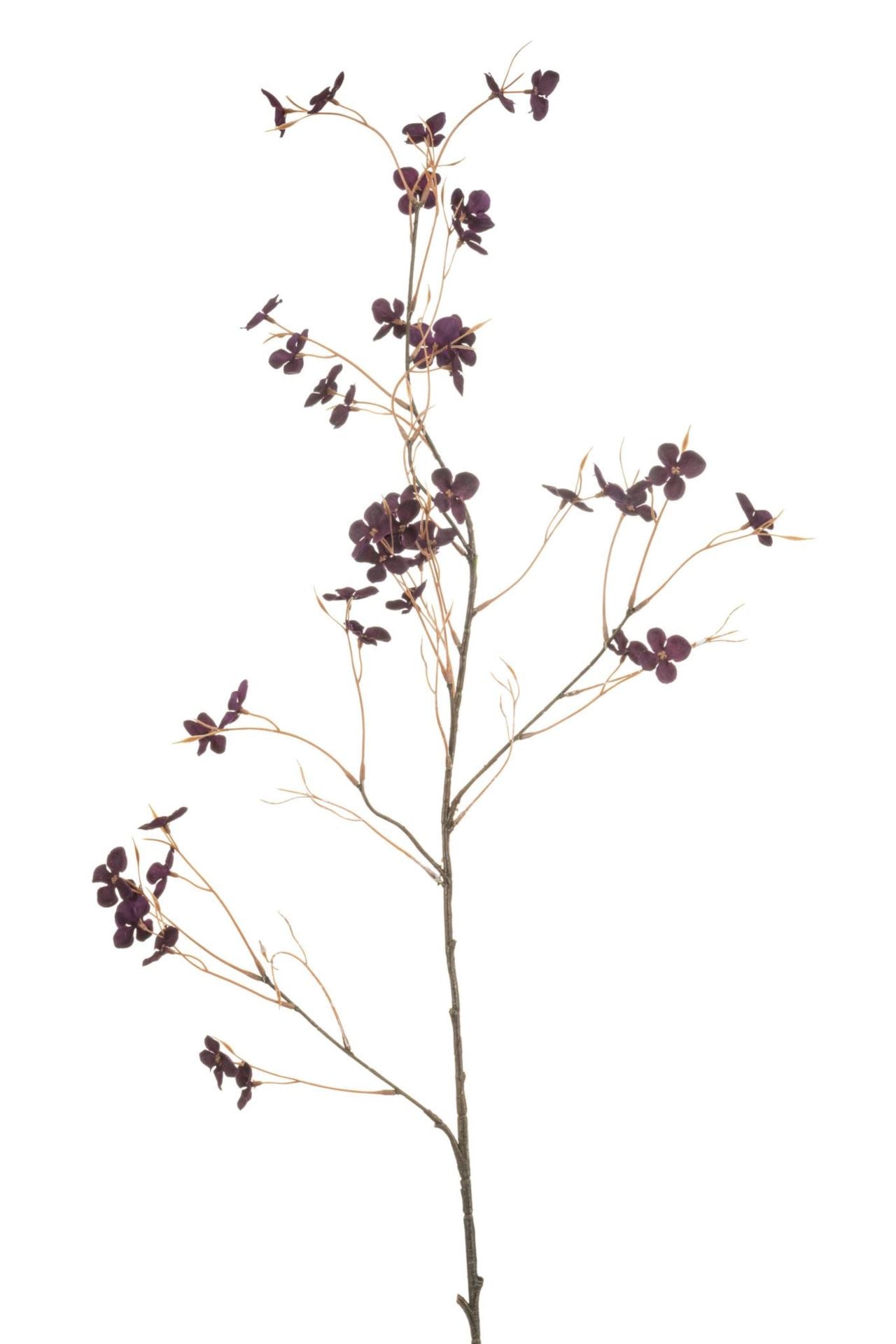 Hydrangea blossom spray purple 110c