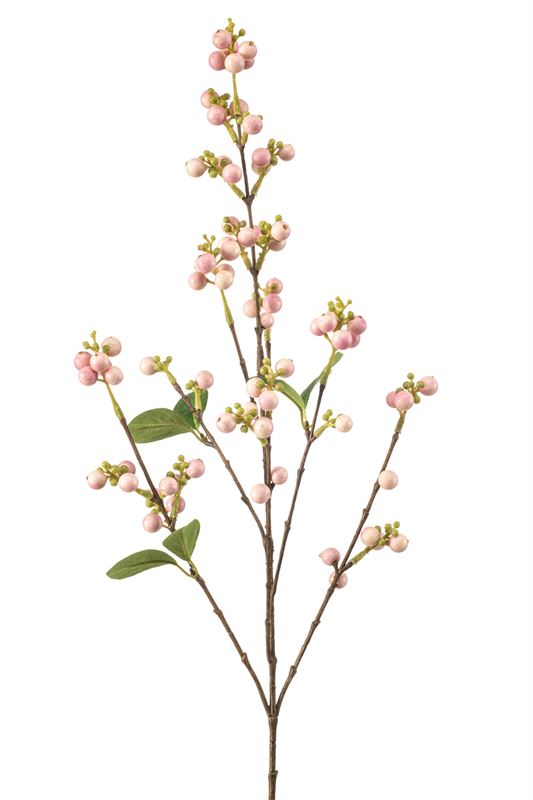 Sneeuwbes spray 90cm roze