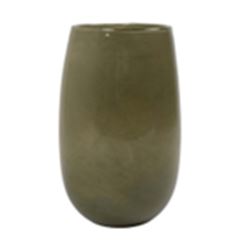 Vase Tove solid green h26 d19
