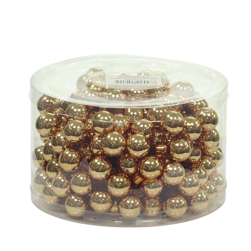 Glasbal 20mm goud glans op dr.144st