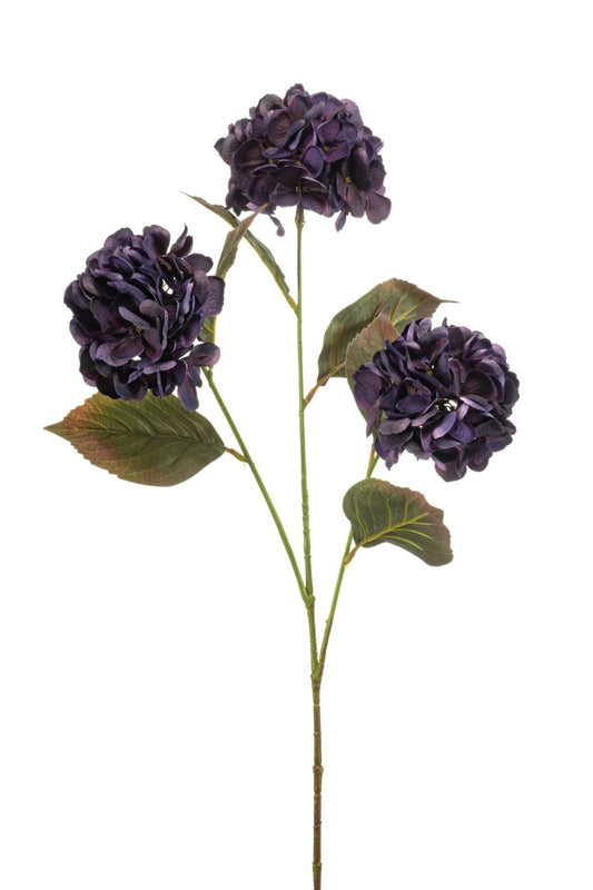 Hydrangea spray purple 77cm