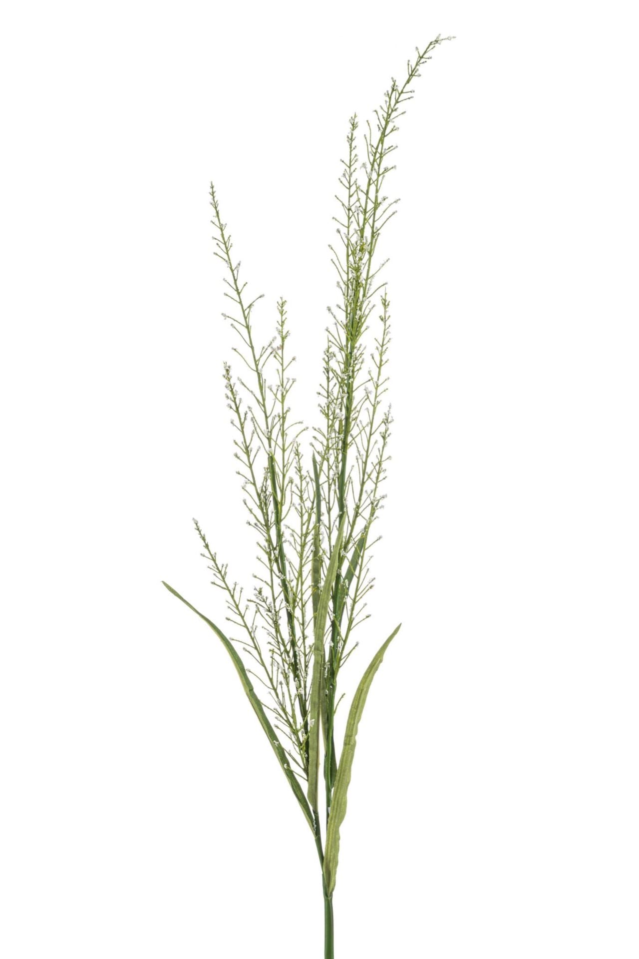 Grass flower spray white 140cm